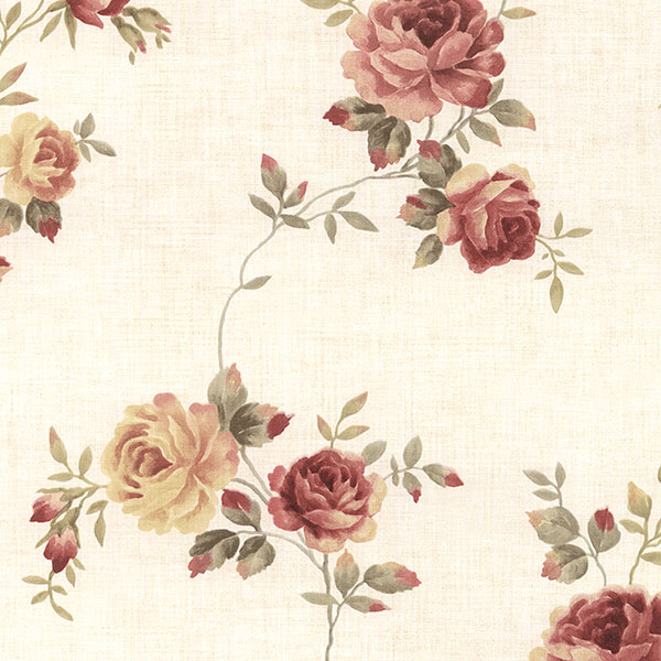 Patton Wallcoverings CN26564 Rose Garden 2 Wallpaper